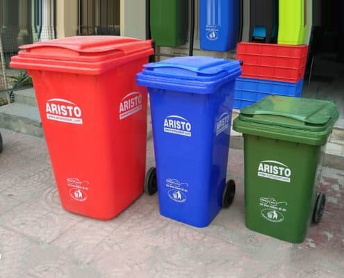Aristo Wheeled Dustbin
