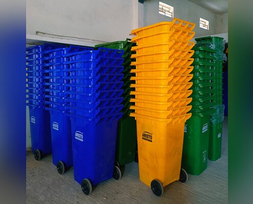 Aristo Wheeled Dustbin