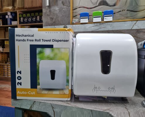Mechanical Hands Free Roll Towel Dispenser