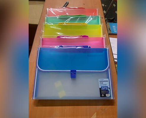 Transparent Expanding File Folder A4 Size Documents