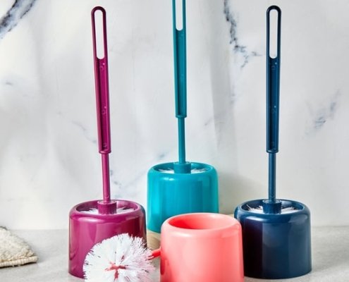 TOILET BRUSH WITH HOLDER