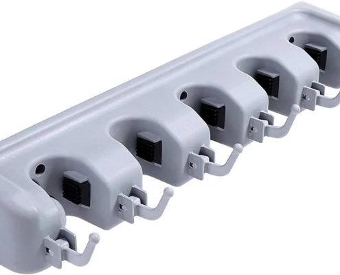 WALL MOUNTED MOP AND BROOM HOLDER